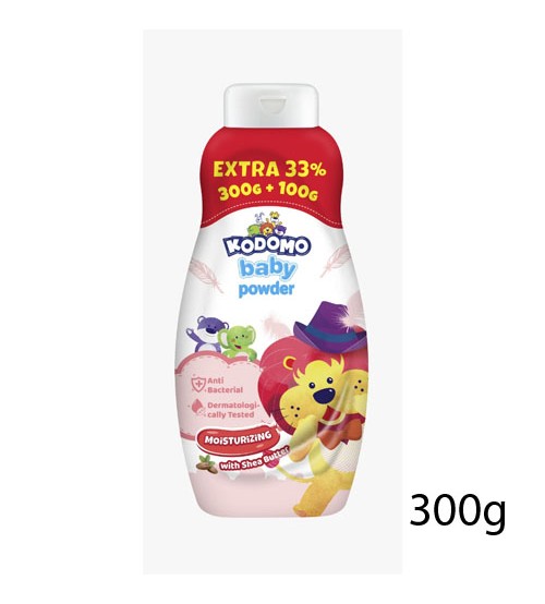 Kodomo Baby Powder Moisturizing With Shea Butter 300g+100g